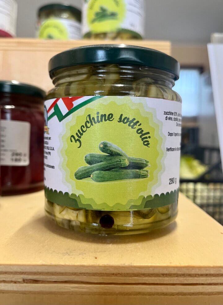 Zucchine sott’olio